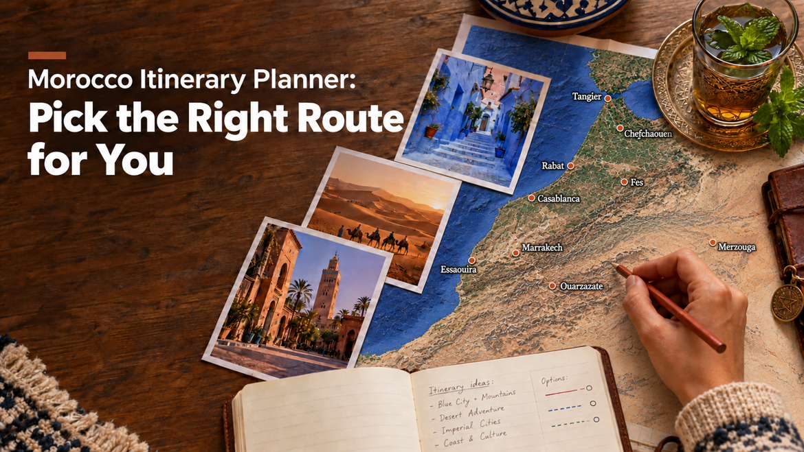 Morocco Itinerary Planner-Pick the Right Route for You Morocco Itinerary Planner-Pick the Right Route for You