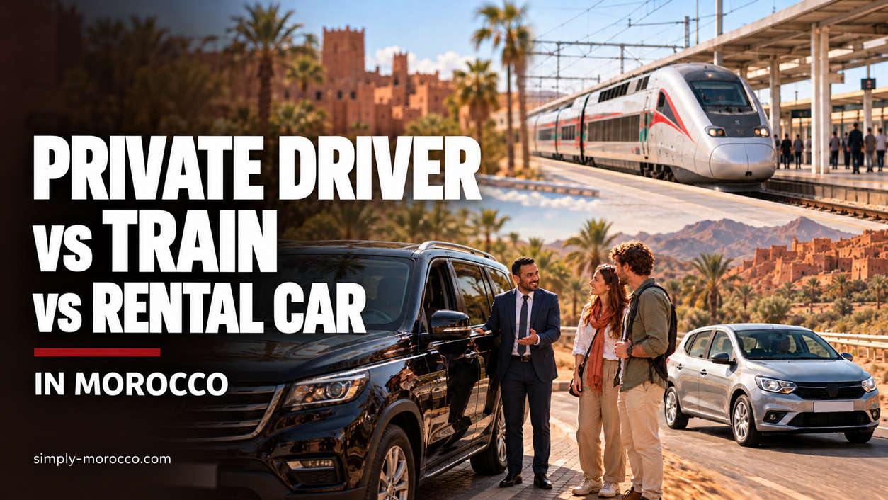 Private Driver vs Train vs Rental Car in Morocco Private Driver vs Train vs Rental Car in Morocco